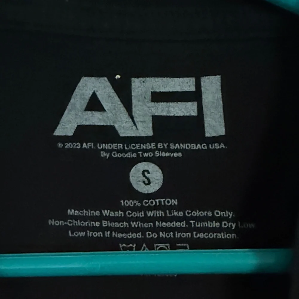 AFI Black and Red Graphic T-Shirt - Picture 3 of 3